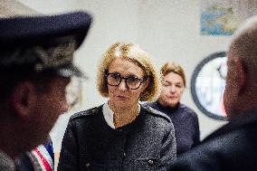 Marie-Pierre Vedrenne at inauguration of police headquarters in Dinard