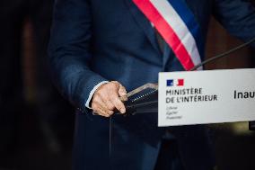 Marie-Pierre Vedrenne at inauguration of police headquarters in Dinard