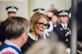 Marie-Pierre Vedrenne at inauguration of police headquarters in Dinard