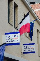 Marie-Pierre Vedrenne at inauguration of police headquarters in Dinard