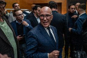 Jordan Bardella signs copies of his book Ce que veulent les Français - Nice