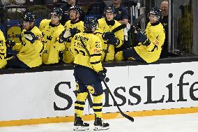 Euro Hockey Tour 2025 in Tampere, Finland - Sweden vs. Switzerland