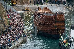 16th Century Basque Whaler Replica Launching- Pasaia