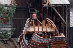 16th Century Basque Whaler Replica Launching- Pasaia