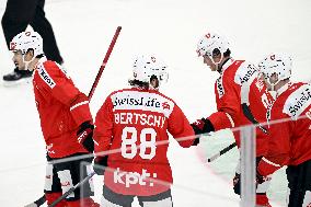 Euro Hockey Tour 2025 in Tampere, Finland - Sweden vs. Switzerland