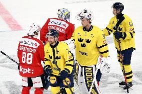 Euro Hockey Tour 2025 in Tampere, Finland - Sweden vs. Switzerland