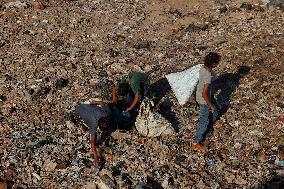 Gaza Scrap Search Amid Crisis