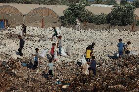 Gaza Scrap Search Amid Crisis