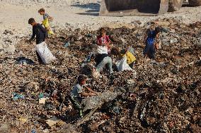 Gaza Scrap Search Amid Crisis