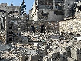 Gaza Man Rebuilds Bombed Bakery - Gaza Strip