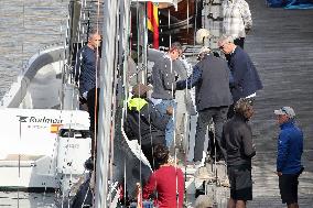 Juan Carlos I at Regattas at the Club Nautico de Sanxenxo - Spain