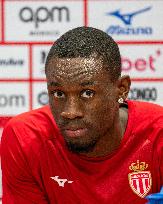AS Monaco Training and Press Conference - La Turbie