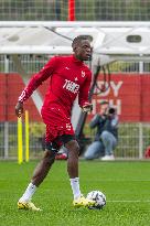 AS Monaco Training and Press Conference - La Turbie