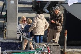 King Juan Carlos I Attending 7 Liga Espanola de 6 Metro - Spain