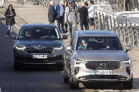 King Juan Carlos I Attending 7 Liga Espanola de 6 Metro - Spain