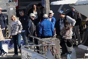 King Juan Carlos I Attending 7 Liga Espanola de 6 Metro - Spain