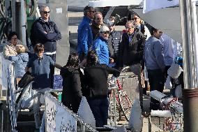 King Juan Carlos I Attending 7 Liga Espanola de 6 Metro - Spain