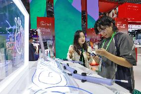 Medical Equipment Exhibition Area at 8TH CIIE in Shanghai