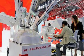 Medical Equipment Exhibition Area at 8TH CIIE in Shanghai