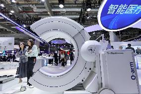 Medical Equipment Exhibition Area at 8TH CIIE in Shanghai