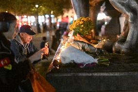 Tribute to victims Ten years after the November 13 attacks - Paris