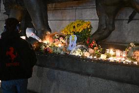 Tribute to victims Ten years after the November 13 attacks - Paris