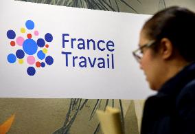 Forum for employment on Place de la Concorde in Paris