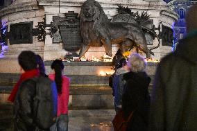Tribute to victims Ten years after the November 13 attacks - Paris
