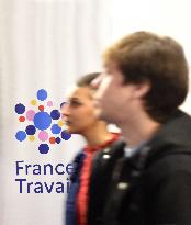 Forum for employment on Place de la Concorde in Paris