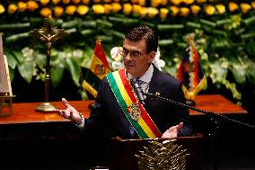 Rodrigo Paz Sworn in As Bolivia's New President - La Paz