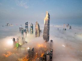Kuwait City Blanketed Under Fog - Kuwait