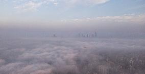 Kuwait City Blanketed Under Fog - Kuwait