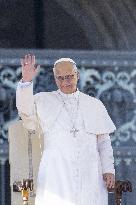 Pope Leo XIV at Jubilee audience at St. Peter’s square in the Vatican
