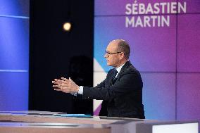 Sebastien Martin on Dimanche En Politique - Paris