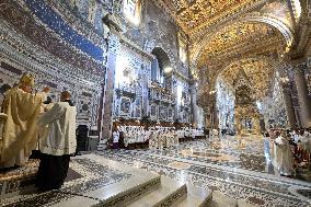 Pope Leo XIV Leads Mass at Basilica of Saint John Lateran - Rome