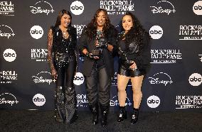 2025 Rock & Roll Hall Of Fame Induction Ceremony -Press Room - LA