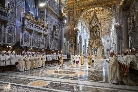 Pope Leo XIV Leads Mass at Basilica of Saint John Lateran - Rome