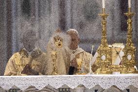 Pope Leo XIV Leads Mass at Basilica of Saint John Lateran - Rome