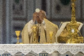 Pope Leo XIV Leads Mass at Basilica of Saint John Lateran - Rome