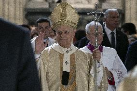 Pope Leo XIV Leads Mass at Basilica of Saint John Lateran - Rome