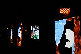 Pro-Palestinian Visual Intervention at GLOW Eindhoven - Netherlands