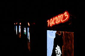 Pro-Palestinian Visual Intervention at GLOW Eindhoven - Netherlands