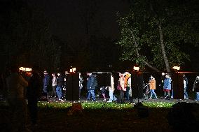 Pro-Palestinian Visual Intervention at GLOW Eindhoven - Netherlands