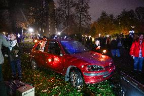 Pro-Palestinian Visual Intervention at GLOW Eindhoven - Netherlands