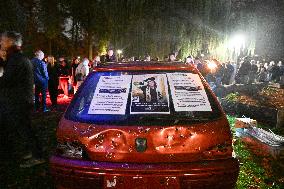 Pro-Palestinian Visual Intervention at GLOW Eindhoven - Netherlands