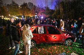 Pro-Palestinian Visual Intervention at GLOW Eindhoven - Netherlands