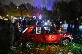 Pro-Palestinian Visual Intervention at GLOW Eindhoven - Netherlands