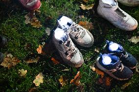 Pro-Palestinian Visual Intervention at GLOW Eindhoven - Netherlands