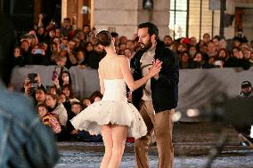 Christmas Lights Illuminate Faubourg Saint Honore - Paris