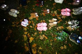 Pro-Palestinian Visual Intervention at GLOW Eindhoven - Netherlands